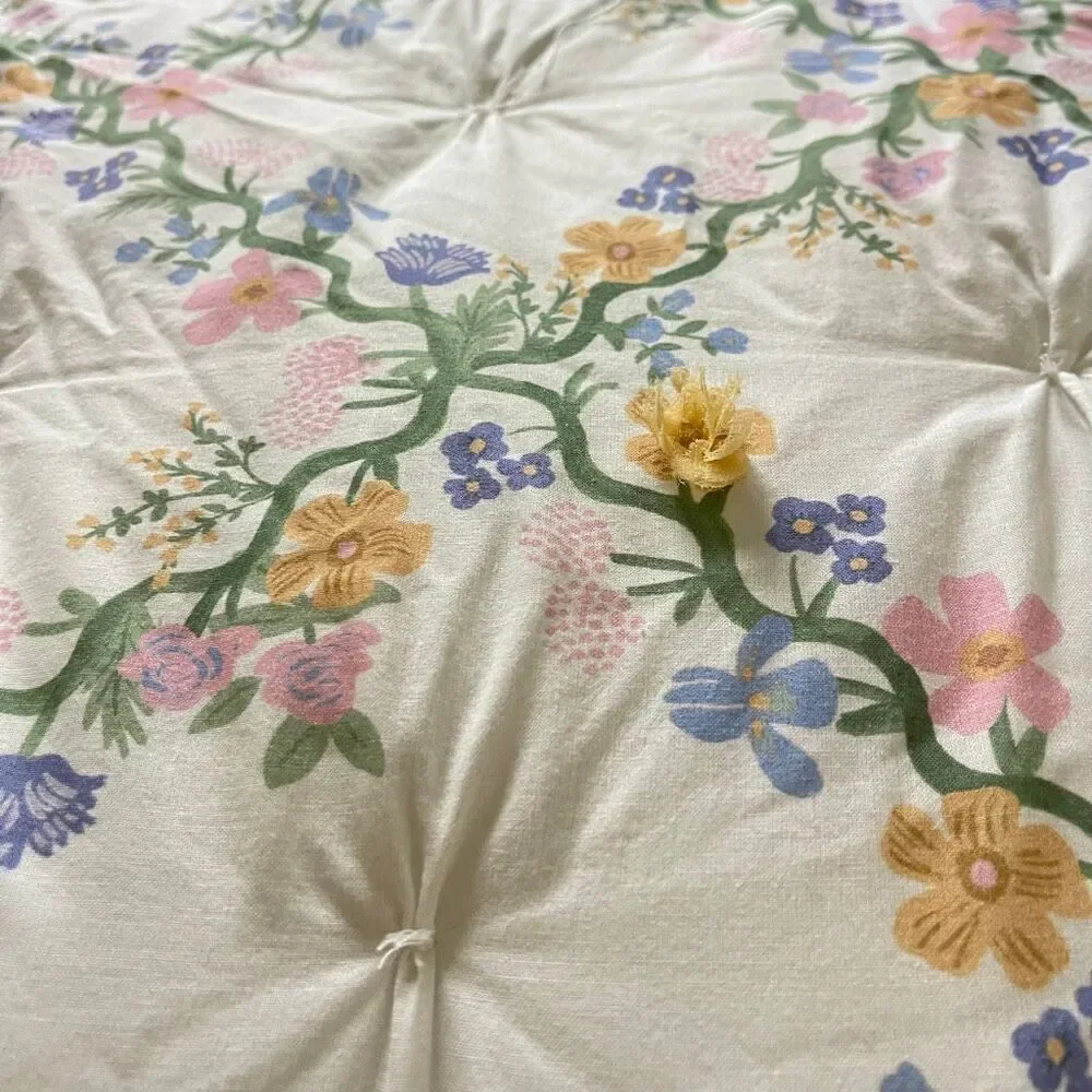 Pottery Barn Kids x Rifle Paper Co. Floral Trellis Comforter Only Twin Preowned